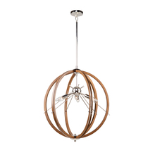  AC11556PN - Abbey 6 Light Sphere Pendant