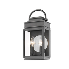  AC8221BK - Fulton 2-Light Outdoor Wall Light