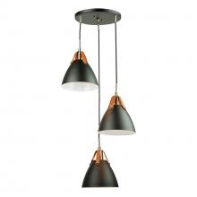  SC13323BK - Tote 3 Light Pendant Black