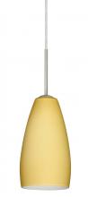  1BC-1509VM-MED-SN - Besa Chrissy Pendant Satin Nickel Vanilla Matte 1x50W B10 Medium Base