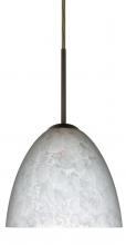  1BC-757219-LED-BR - Besa Sasha LED Pendant 1Bc Carrera Bronze 1x9W LED