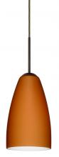  1JC-151180-BR - Besa Riva 9 Pendant Bronze Amber Matte 1x75W Medium Base