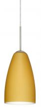  1JC-1511VM-LED-SN - Besa Riva 9 LED Pendant Vanilla Matte Satin Nickel 1x9W LED