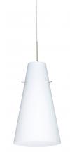  1JC-412407-LED-SN - Besa Cierro LED Pendant Opal Matte Satin Nickel 1x9W LED