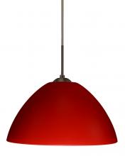  1JC-420131-BR - Besa Tessa Pendant Bronze Red Matte 1x75W Medium Base