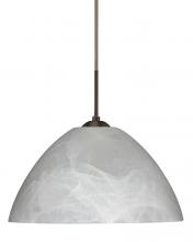  1JC-420152-LED-BR - Besa Tessa LED Pendant Marble Bronze 1x9W LED