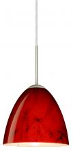  1JC-4470MA-LED-SN - Besa Vila LED Pendant Magma Satin Nickel 1x9W LED