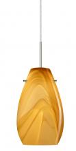  1JT-4126HN-LED-SN - Besa Pera 9 LED Pendant Honey Satin Nickel 1x9W LED