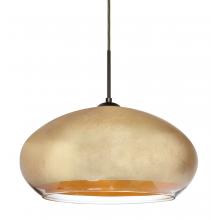  1JT-4345GF-BR - Besa Brio 14 Pendant Bronze Gold Foil 1x75W Medium Base