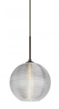  1JT-461600-BR - Besa Kristall 8 Pendant Bronze Clear 1x75W Medium Base