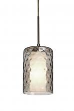  1JT-ESASM-BR - Besa, Esa Cord Pendant, Smoke, Bronze Finish, 1x60W Medium Base