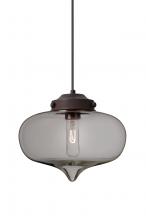  1JT-MIRASM-BR - Besa Mira Pendant Bronze Smoke 1x60W T10