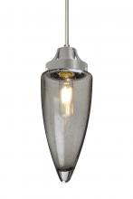  1JT-SULUSM-EDIL-SN - Besa, Sulu Cord Pendant, Smoke Bubble, Satin Nickel Finish, 1x4W LED Filament