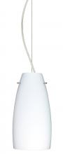  1KX-151207-SN - Besa Tao 10 Cable Pendant Opal Matte Satin Nickel 1x75W Medium Base