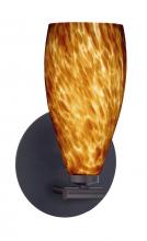  1SX-719818-LED-BR - Besa Wall Karli Bronze Amber Cloud 1x5W LED