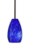  1TT-412686-LED-BR - Besa Pera 9 LED Pendant Blue Cloud Bronze 1x9W LED