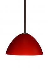  1TT-420131-BR - Besa Tessa Stem Pendant Bronze Red Matte 1x75W Medium Base