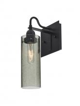  1WG-JUNI10MS-BK - Besa Juni 10 Wall, Moss Bubble, Black Finish, 1x60W Medium Base