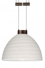  1XA-4679KR-BR - Besa Pendant Brella Bronze Chalk 1x50W Halogen