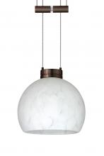  1XA-565819-BR - Besa Pendant Palla 5 Bronze Carrera 1x50W Halogen