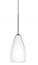  1XC-719807-LED-BR - Besa Pendant Karli Bronze Opal Matte 1x5W LED