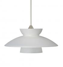  1XT-271825-SN - Besa Pendant Trilo 7 Satin Nickel Frost 1x50W Halogen