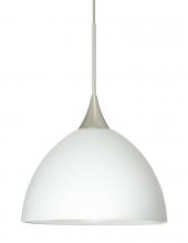  1XT-467907-LED-SN - Besa Pendant Brella Satin Nickel White 1x6W LED