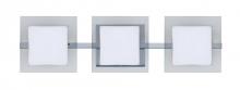  3WS-773539-CR - Besa Wall Alex Chrome Opal/Clear 3x50W G9