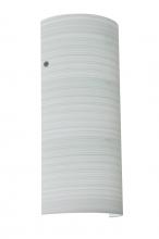  8192KR-SN - Besa Wall Torre 14 Satin Nickel Chalk 1x75W Medium Base