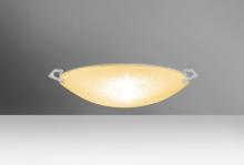  8417GD-SN - Besa Ceiling Sonya 13 Satin Nickel Gold Glitter 1x100W G9