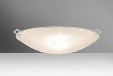  8419GL-SN - Besa Ceiling Sonya 17 Satin Nickel Glitter 3x100W G9