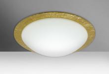  9771GFC-LED - Besa Ceiling Ring 15 White/Gold Foil Ring 2x9W LED