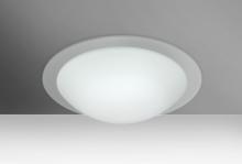  977200C - Besa Ceiling Ring 13 White/Clear 1x60W Medium Base