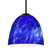  B-757286-MED-BR - Besa Sasha Pendant For Multiport Canopy Bronze Blue Cloud 1x50W B10 Med