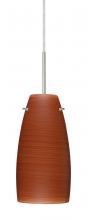  J-1512CH-SN - Besa Tao 10 Pendant For Multiport Canopy Satin Nickel Cherry 1x100W Medium Base