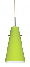  J-412435-BR - Besa Cierro Pendant For Multiport Canopy Bronze Chartreuse 1x100W Medium Base