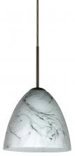  J-4470MG-LED-BR - Besa Vila LED Pendant For Multiport Canopy Marble Grigio Bronze 1x9W LED