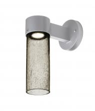  JUNI10LT-WALL-LED-SL - Besa, Juni 10 Outdoor Sconce, Latte Bubble, Silver Finish, 1x4W LED