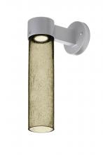  JUNI16LT-WALL-LED-SL - Besa, Juni 16 Outdoor Sconce, Latte Bubble, Silver Finish, 1x4W LED