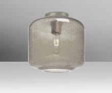  NILES10SMC-SN - Besa Niles 10 Ceiling, Smoke Bubble, Satin Nickel Finish, 1x60W T10