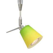  RSP-5042GY-LED-SN - Besa Spotlight Canto 3 Satin Nickel Bicolor Green/Yellow 1x3W LED