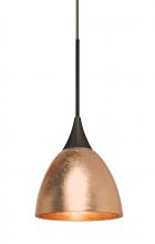  RXP-1758CF-BR - Besa Divi Pendant, Copper Foil, Bronze, 1x50W Halogen