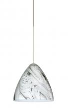  RXP-1779MG-SN - Besa Pendant Mia Satin Nickel Marble Grigio 1x50W Halogen