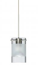  RXP-6524EC-SN - Besa Pendant Scope Satin Nickel Clear/Frost 1x50W Halogen Mr16