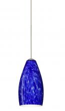  RXP-719886-SN - Besa Pendant Karli Satin Nickel Blue Cloud 1x50W Halogen