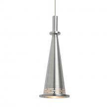  X-PRINCECNSN-LED-SN - Besa, Prince Cord Pendant For Multiport Canopy, Satin Nickel Cone, Satin Nickel Finis