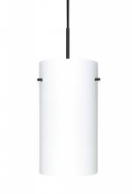  1VT-412007-BK - Besa Pendant Tondo 12 Black Opal Matte 1x150W A21