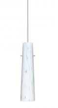 Besa Lighting RXP-567419-SN - Besa Camino Pendant Satin Nickel Carrera 1x50W Halogen