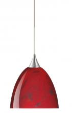  1XT-7570MA-LED-SN - BESA PENDANT SASHA SATIN NICKEL MAGMA 1X6W LED