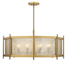  1-3803-8-322 - Jacobs 8-Light Chandelier in Warm Brass